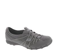 Skechers Women's Bikers Lite Relive Sneaker, Grey, 6.5 UK