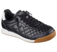 Skechers Women's Billie Wild Comfort Trainer, Black/White, 2 UK