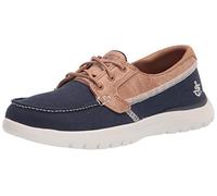 Skechers Womens Boat Shoe, Navy, 6 US