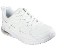 Skechers Women's Bobs Air Tiered Vision Sneaker, White Synthetic/Textile, 6.5 UK