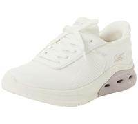 Skechers Women's Bobs Arc Waves 2.0 Now It Slip-in Trainers, Off White Engineered Knit, 4 UK