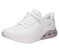 Skechers Women's BOBS ARC Waves 2.0 Now IT Sneaker, White Washed, 4.5 UK