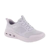 Skechers Women's Bobs Arc Waves 2.0 Now On Slip-On Sneakers, Lilac Mesh, 4 UK