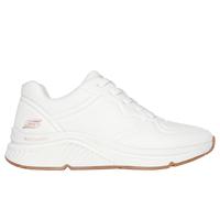 Skechers Women's BOBS Arch Comfort B Sweet - A Bind Sneaker in White, Size 7 | Synthetic