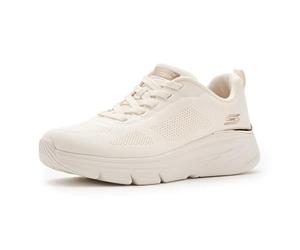 Skechers Women's Bobs Arch Fit Elev8 Trainers, Off White Engineered Knit, 4.5 UK