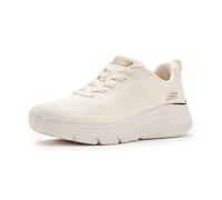 Skechers Women's BOBS Sport Arch Fit Elev8 Sneaker in Off White, Size 5 | Textile/Synthetic, Machine Washable
