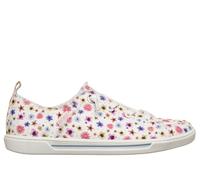Skechers Women's BOBS B Cute 2.0 - Bloom'N Bliss Sneaker in White, Size 6 | Textile/Metal, Vegan, Machine Washable