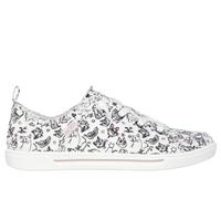 Skechers Women's BOBS B Cute 2.0 - Glam Kitty Sneaker in White, Size 5 | Textile/Metal, Vegan, Machine Washable