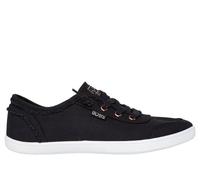 Skechers Women's BOBS B Cute Sneaker in Black, Size 5.5 | Textile/Metal, Vegan, Machine Washable