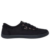 Skechers Women's BOBS B Cute Sneaker in Black, Size 8 | Textile/Metal, Vegan, Machine Washable