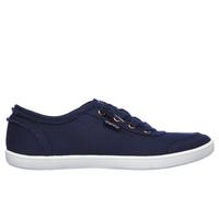 Skechers Women's BOBS B Cute Sneaker in Navy Blue, Size 8 | Textile/Metal, Vegan, Machine Washable