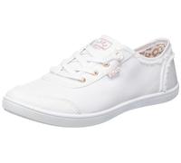 Skechers Women's Bobs B Cute Sneaker White/Silver 10 Wide