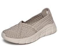 Skechers Women's Bobs B Flex - Flex WebBallet Flat | Casual slip on, Skechers Memory Foam cushioned comfort insole, Flexible traction outsole, Woven gore upper