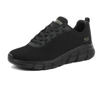 Skechers Women's BOBS B Flex Visionary Essence, Black Knit/Trim, 6 UK