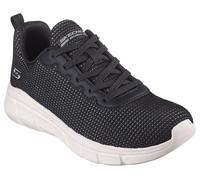 Skechers Women's BOBS B Flex Visionary Essence, Black Knit/White Trim, 7 UK