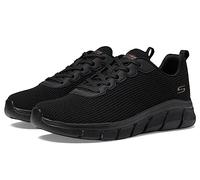 Skechers Women's Bobs B Flex-Visionary Essence Sneaker, Black/White, 4 UK