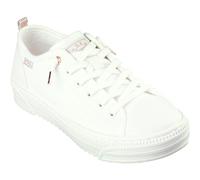 Skechers Womens Bobs Copa 114640-Ofwt Off White Lace Up Shoes UK 7