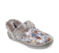 Skechers Women's Bobs Cozy Kiss-Paw Jams Slipper, Brown Multi, 3 UK