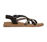 Skechers Womens BOBS Desert Kiss Low Seaside Sling Sandals 114713 Taupe Black