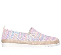 Skechers Women's BOBS Flexpadrille 3.0 - Sun Edit Slip-On Shoes , Size 4 | Textile, Vegan, Machine Washable