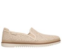 Skechers Women's BOBS Flexpadrille LO - Sunset Step Slip-On Shoes in Natural, Size 3.5 | Textile, Vegan
