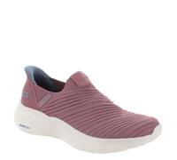 Skechers Women's Bobs Infinity Daily Vision Slip-On Sneakers, Rose Textile/Synthetic Trim, 8 UK