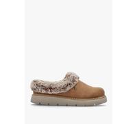 Skechers Women's Keepsakes Lite Cozy Blend Slippers, Chestnut Textile, 7 UK