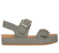 Skechers Women's BOBS Misty Kiss - Dreamy Drift Sandals in Olive, Size 8 | Synthetic/Metal/Textile, Vegan, Machine Washable