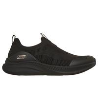 Skechers Women's BOBS Moda Flex - Chill Dawn Sneaker in Black, Size 3 | Textile/Synthetic, Machine Washable