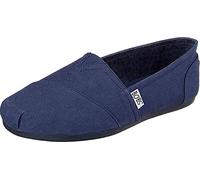 Skechers Women's Bobs Plush-Peace & Love Ballet Flat, Navy/Navy, 5 UK
