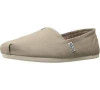 Skechers Women's Bobs Plush-Peace & Love Ballet Flat, Taupe, 5 UK