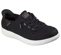 Skechers Womens Cute BOBS Skipper Keep IT Sweet, Black Canvas, 8 UK