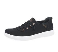 Skechers Women's BOBS Skipper Keep IT Sweet, Black Canvas, 4.5 UK
