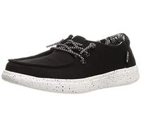 Skechers Women's BOBS Skipper Tide Pool Sneaker, BLK, 2 UK