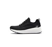 Skechers Women's BOBS Sparrow 2.0 Allegiance Crew Sneaker, Black Engineered Knit, 8 UK