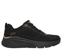 Skechers Women's BOBS Sport Arch Fit Elev8 Sneaker in Black, Size 5 | Textile/Synthetic, Machine Washable