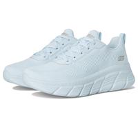 Skechers Women's Bobs Sport B Flex Flying Hi Sneaker, Light Blue, 8