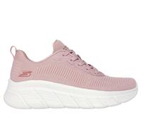 Skechers Women's BOBS Sport B Flex Hi - Flying HI Sneaker in Blush Pink, Size 6 | Textile/Synthetic, Vegan, Machine Washable