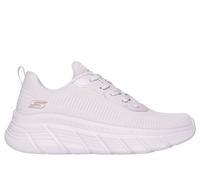 Skechers Women's BOBS Sport B Flex Hi - Flying HI Sneaker in Lilac, Size 8 | Textile/Synthetic, Vegan, Machine Washable