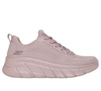 Skechers Women's BOBS Sport B Flex Hi - Flying HI Sneaker in Rose, Size 4 | Textile/Synthetic, Vegan, Machine Washable