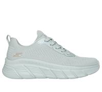 Skechers Women's BOBS Sport B Flex Hi - Flying HI Sneaker in Sage, Size 4 | Textile/Synthetic, Vegan, Machine Washable