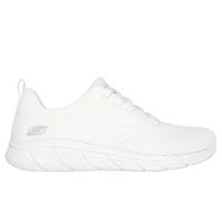 Skechers Women's BOBS Sport B Flex Lo - Graceful Stride Sneaker in White, Size 8 | Textile/Synthetic, Machine Washable