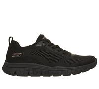 Skechers Women's BOBS Sport B Light Sneaker in Black, Size 6 | Textile/Synthetic, Vegan, Machine Washable