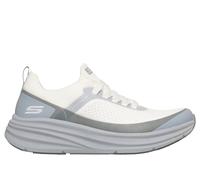 Skechers Women's BOBS Sport Skillz - Too Vital Sneaker in White/Blue, Size 2 | Synthetic/Textile, Machine Washable