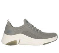 Skechers Women's BOBS Sport Sparrow Flex - Instant Clout Sneaker in Olive, Size 4.5 | Textile/Synthetic, Vegan, Machine Washable