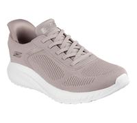 Skechers Womens Bobs Sport Squad Chaos 117497-Tpe Taupe Slip on Shoes UK 8