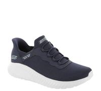 Skechers Womens Slip Ins Bobs Sport Squad Chaos Trainers Navy/White 6