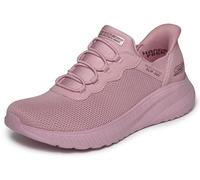 Skechers Womens Slip Ins: Bobs Sport Squad Chaos Trainers Rose 4 (37)