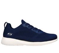 Skechers Women's BOBS Sport Squad - Tough Talk Sneaker in Navy Blue, Size 2.5 | Textile/Synthetic, Machine Washable