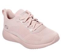 Skechers Women's BOBS Sport Squad - Tough Talk Sneaker in Pink, Size 7 | Textile/Synthetic, Machine Washable